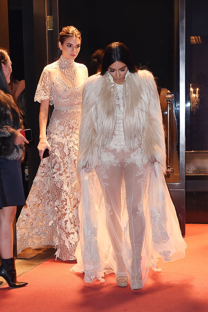 Kendall Jenner Was Spotted in the Lace Ensemble in NYC