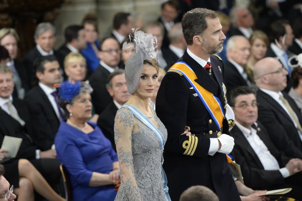 Princess Letizia and Prince Felipe of Spain arrived at the inauguration.
Princess Letizia and Prince Felipe of Spain arrived at the inauguration.