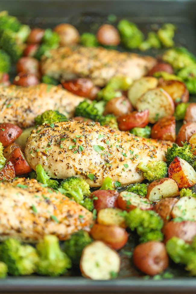 1-Pan Honey Garlic Chicken and Vegetables