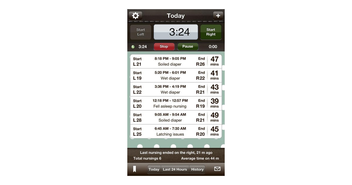 The Nursing Log Breastfeeding Apps POPSUGAR Moms Photo 5