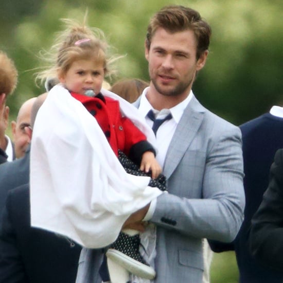 Chris Hemsworth's Family Meets Princes William and Harry