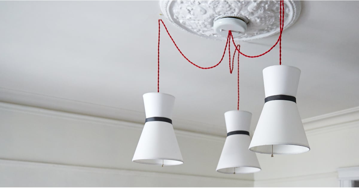 How to Turn 2 Lampshades Into a Chic Modern Pendant POPSUGAR Home