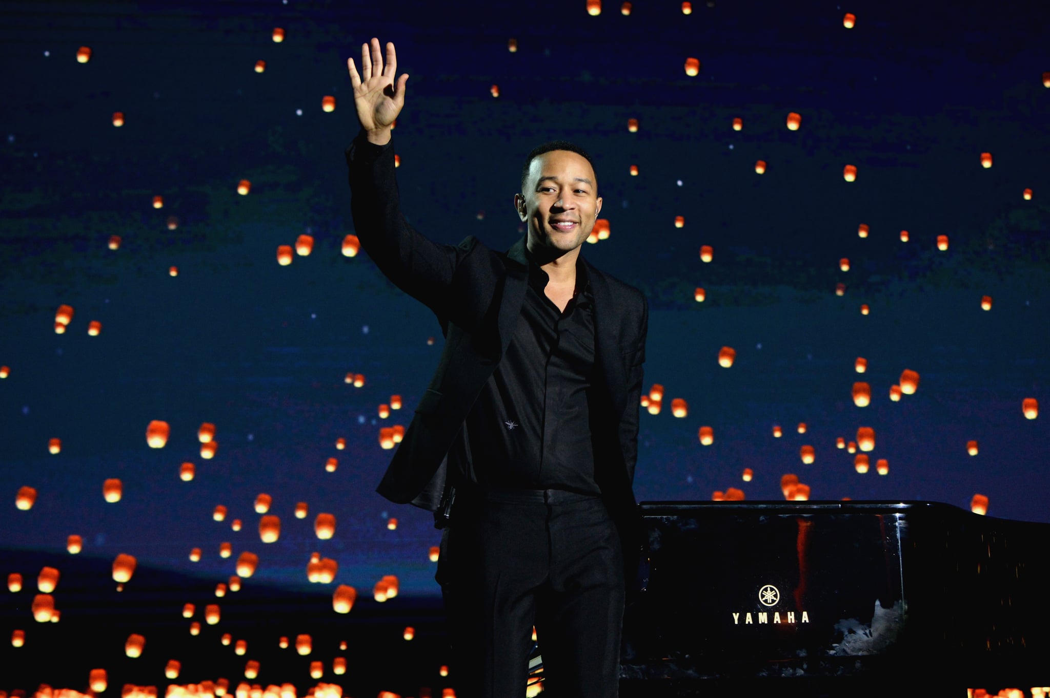 John Legend Katy Perry And Orlando Bloom Try To Keep Their Relationship On The Dl At A Star Studded Charity Gala In La Popsugar Celebrity Photo 17