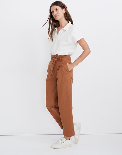 Herringbone Paperbag Pants | 26 