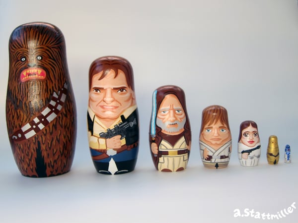 The heroes from Star Wars, pre-Rebel Alliance victory.