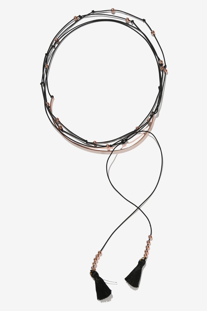 Adornmonde Wes Rose Gold Brass Wrap Choker ($72)