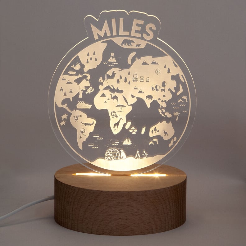A Personalized Gift For 10-Year-Olds: Uncommon Goods Earth and Space Nightlight