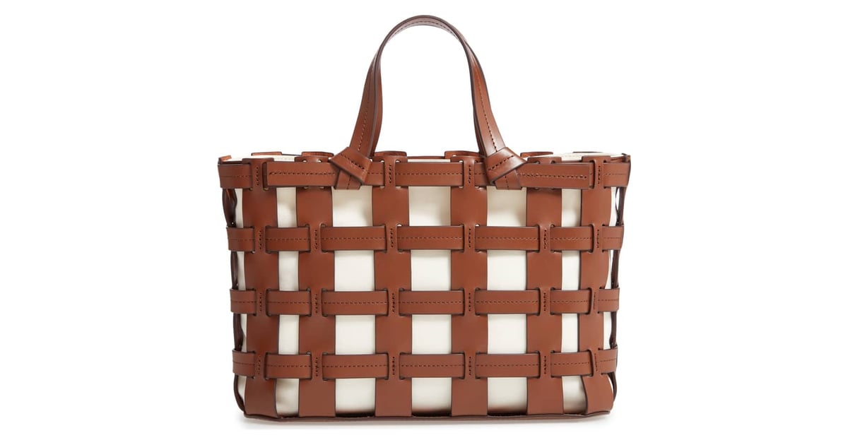 Trademark Frances Cage Leather Canvas Tote Nordstrom Marked