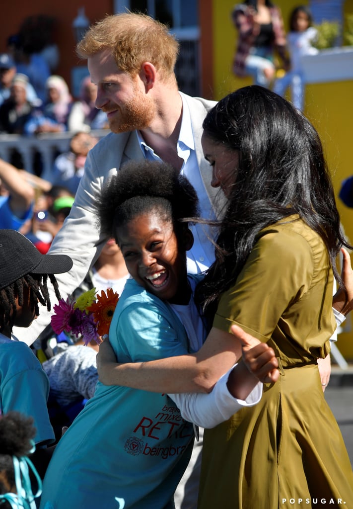 Prince Harry and Meghan Markle Hugging on South Africa Tour