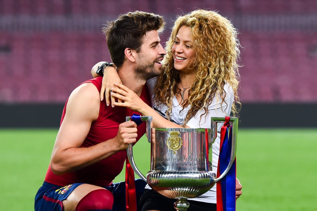 Shakira and Gerard Pique Copa del Rey 2015 PDA