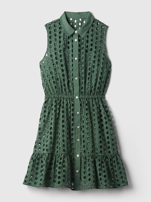 Gap Eyelet Tiered Mini Dress