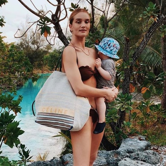 Photos of Rosie Huntington-Whiteley and Jason Statham's Son