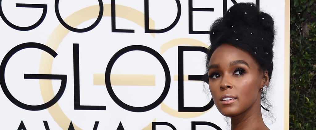 Janelle Monae's Hair at the Golden Globes 2017