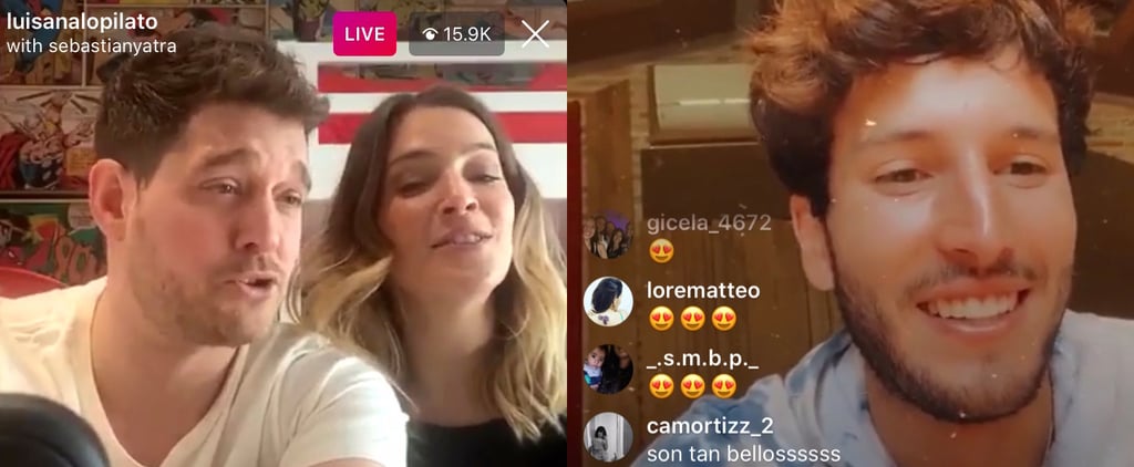 Sebastián Yatra, Michael Bublé Instagram Live