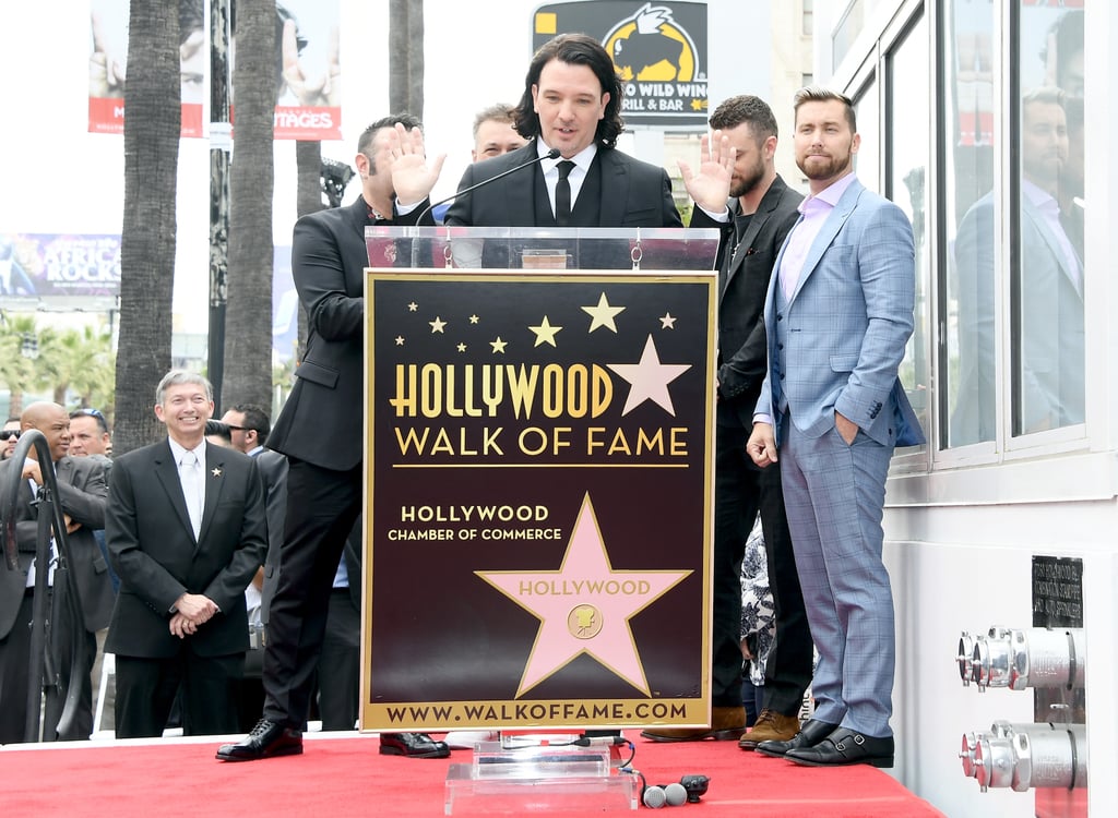 NSYNC Reunion at Hollywood Walk of Fame Ceremony April 2018