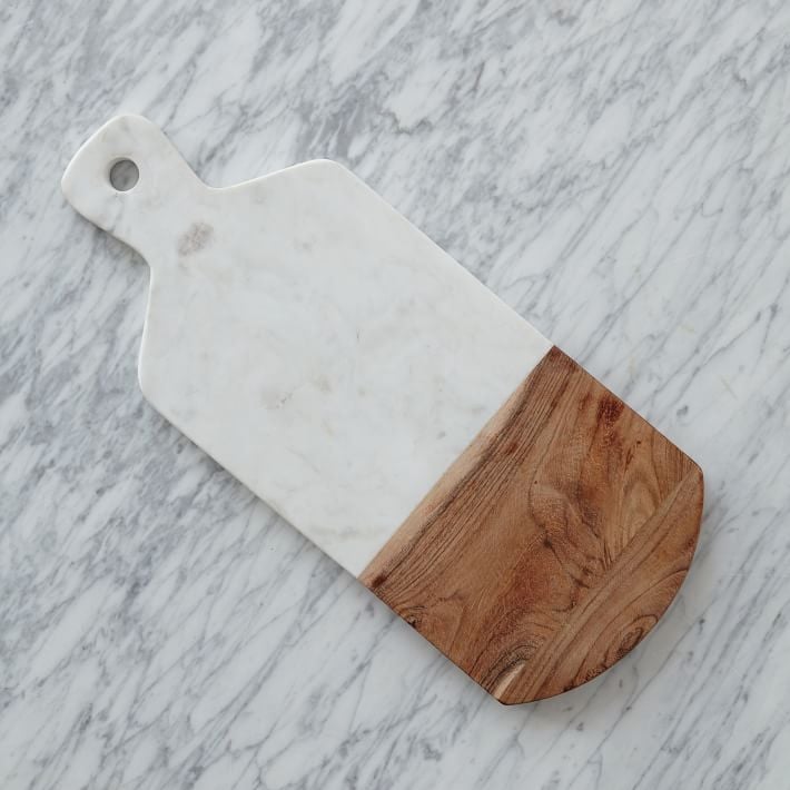 Marble & Wood Cutting Board