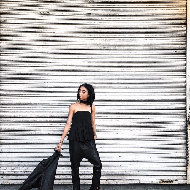 Wear it to elevate your edgy casual look.