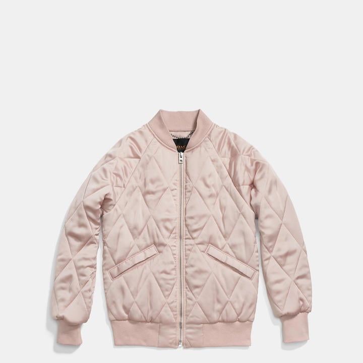 Coach Quilted Blouson Jacket ($495) | What to Wear on Easter Sunday ...