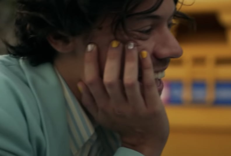 Harry Styles's Nail Art In the "Golden" Music Video