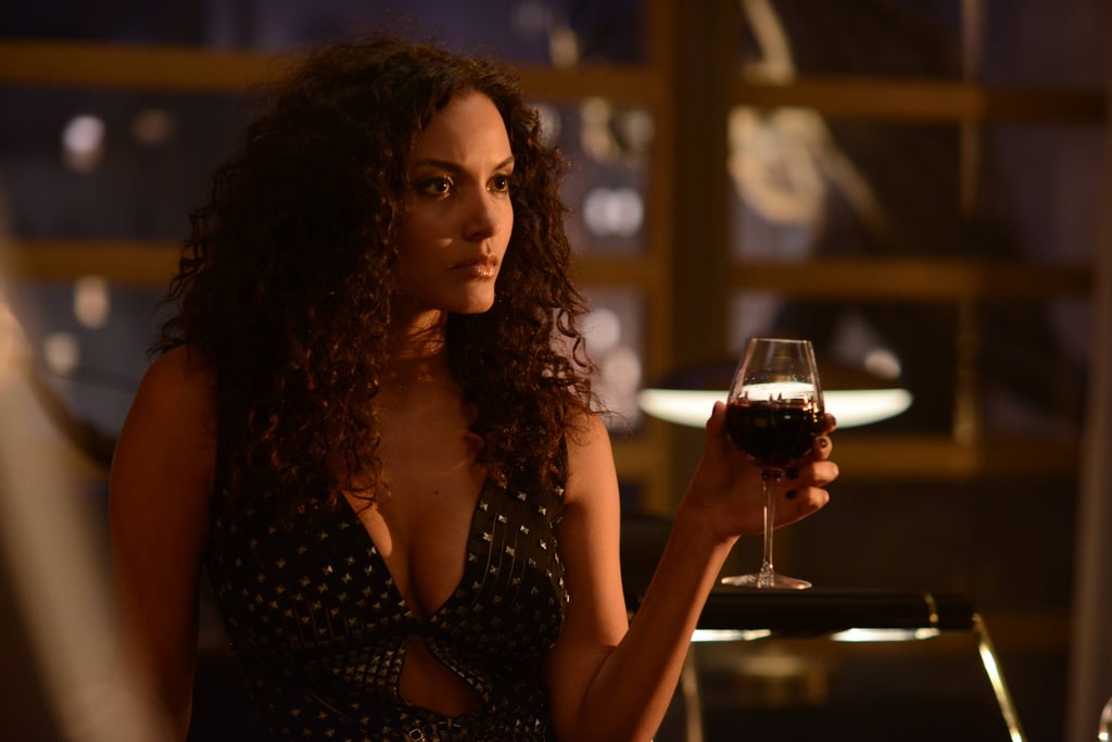 Theo's sister is Tabitha Galavan, played by Jessica Lucas.