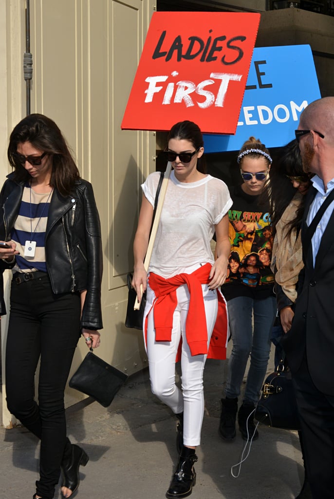 Then She Literally Marched for Chanel