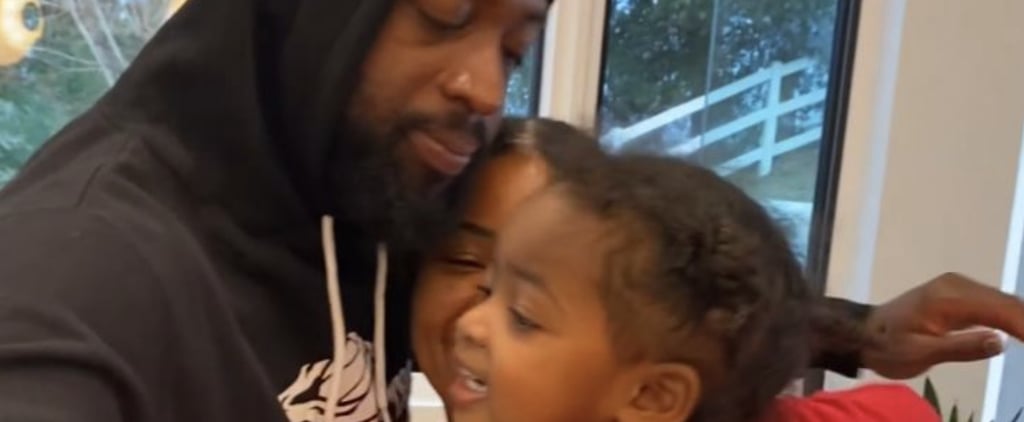 Video of Kaavia, Gabrielle Union, and Dwyane Wade Hugging
