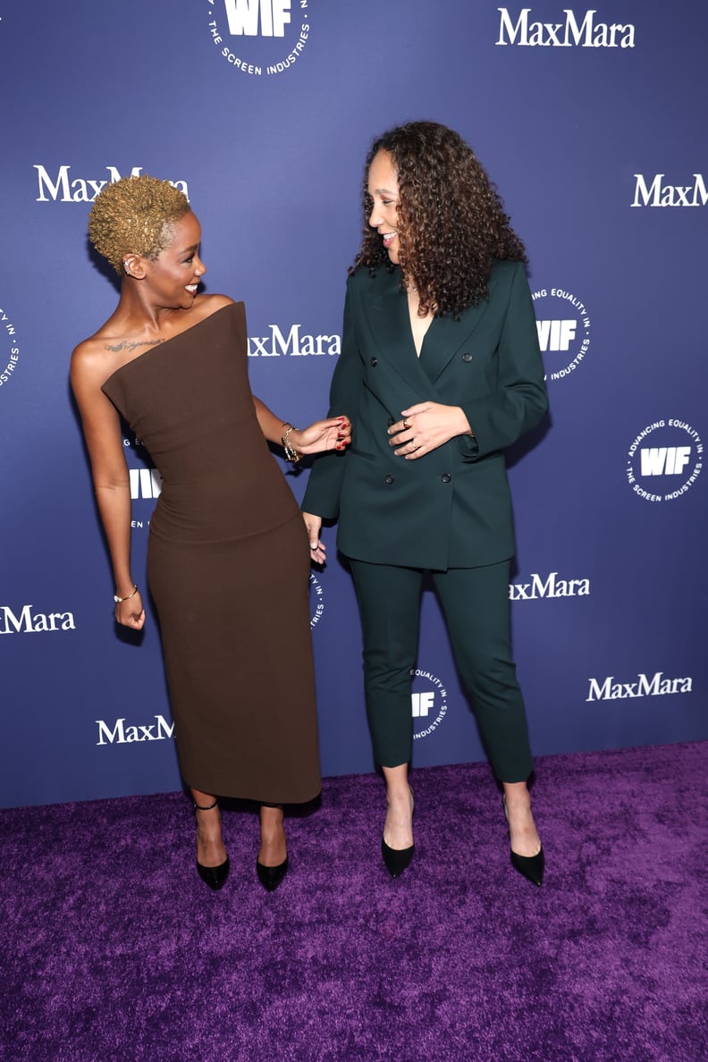 Thuso Mbedu and Gina Prince-Bythewood at the 2022 WIF Honors