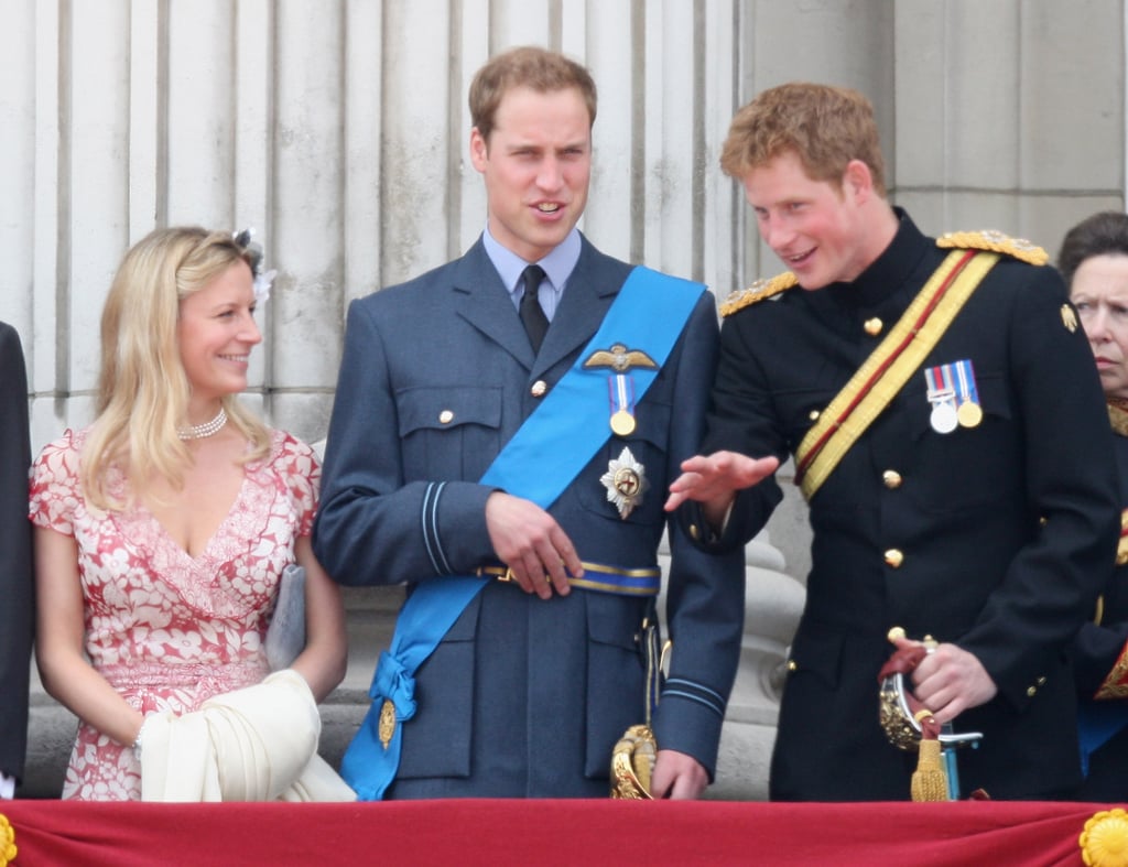 Pictured: Lady Rose Gilman, Prince William, and Prince Harry.