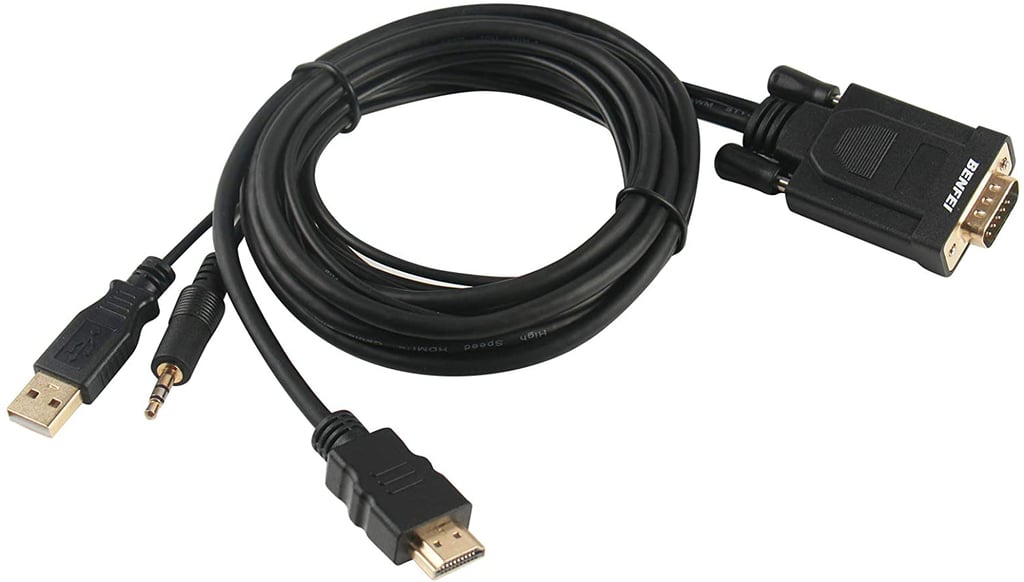 HDMI to VGA 6 Feet Cable