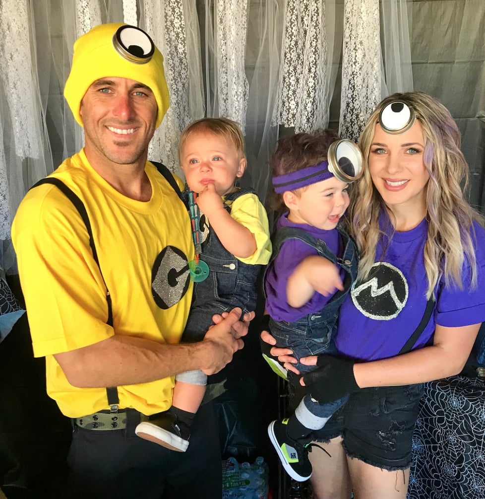 Family of 4 Halloween Costumes: Good and Evil Minions From "Despicable Me"