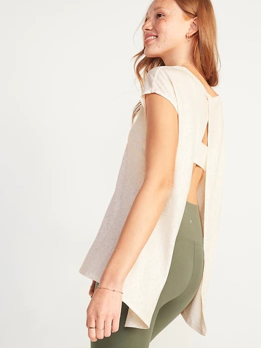 Old Navy UltraLite Tie-Back Cocoon Top