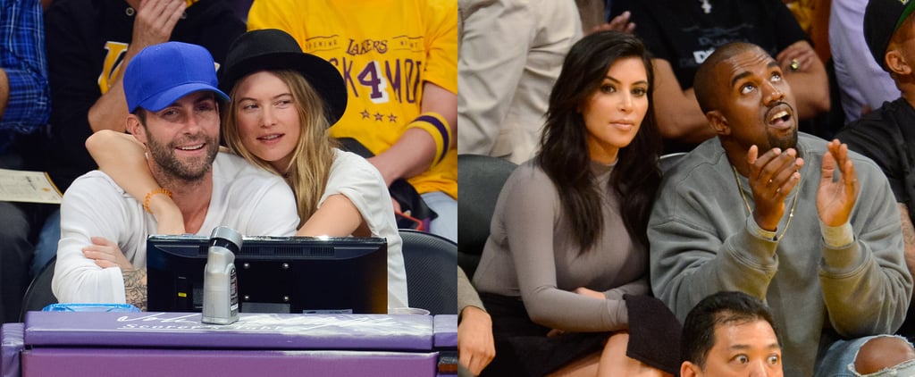 Kim Kardashian at a Lakers Game | Photos