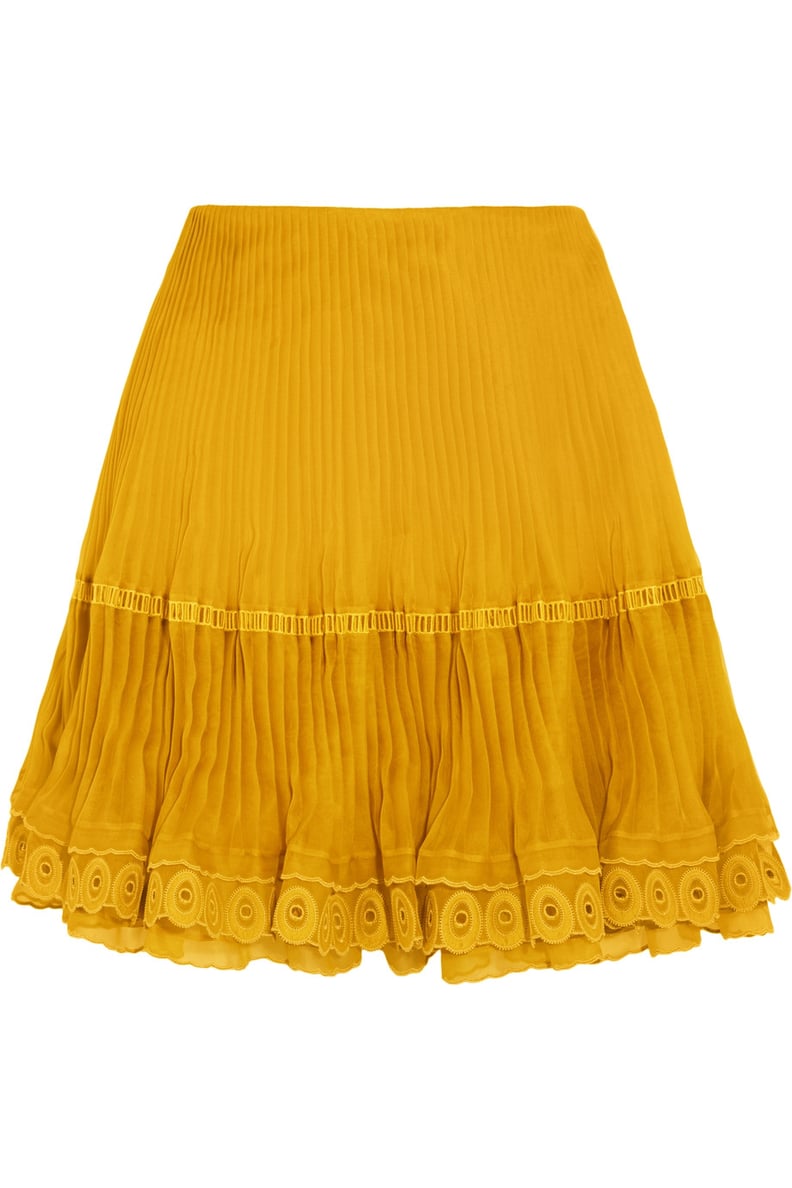 Chloé Organza Midi Skirt