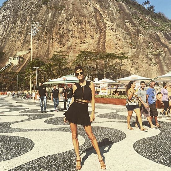 Alessandra Ambrosio's Crop Top and Skirt in Rio 2016