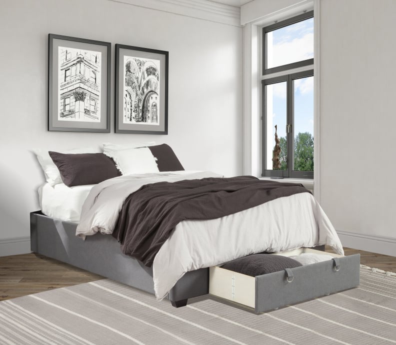 Jakayla Upholstered Low Profile Storage Platform Bed