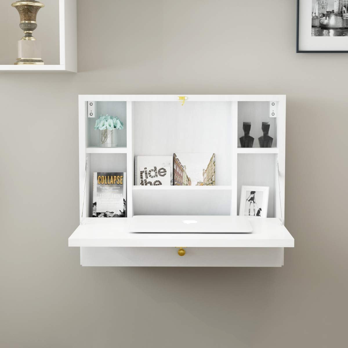 Tangkula wall on sale mounted desk
