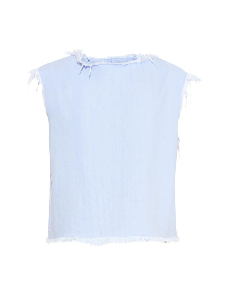 Marc By Marc Jacobs Frayed-edge sleeveless denim top ($228)