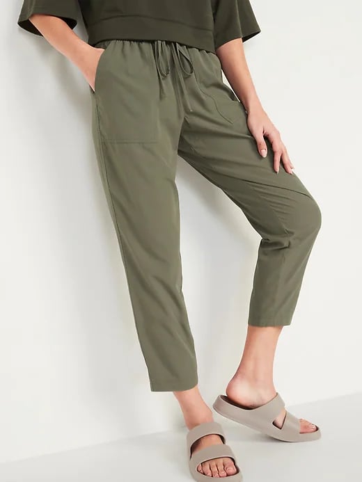 Old Navy High-Waisted StretchTech Utility Crop Pants