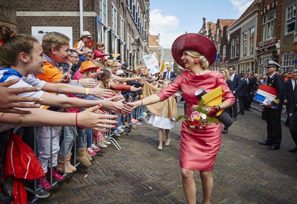 Queen Maxima of the Netherlands' Happy Faces