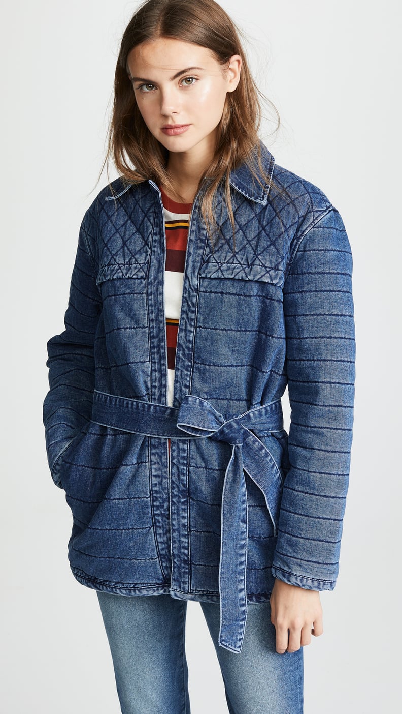 Frame Quilted Denim Jacket