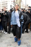 Tracee Ellis Ross Wore Jean Shoes at PFW and I Have Questions