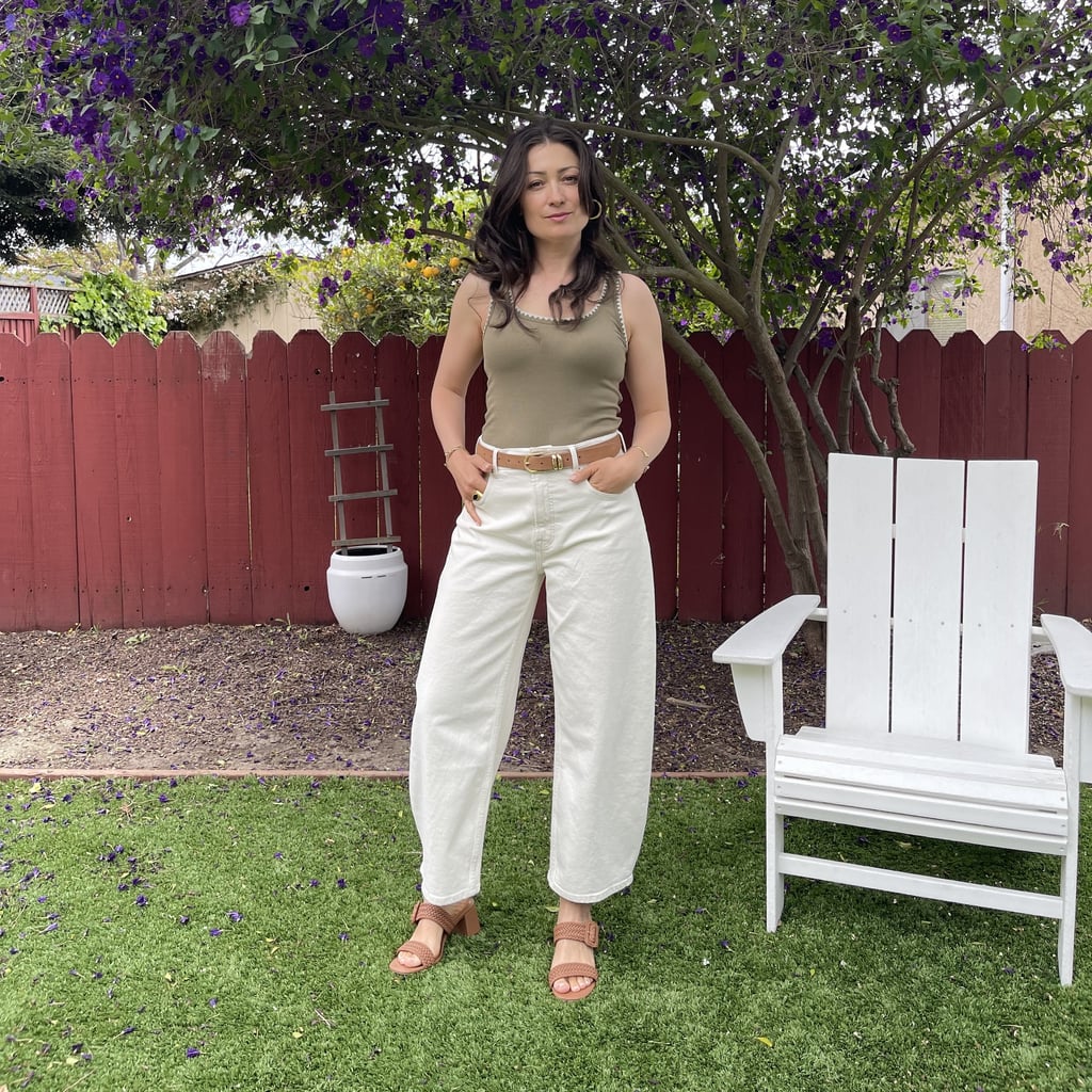 These White Barrel Jeans Instantly Elevate All My T-Shirts and Tanks