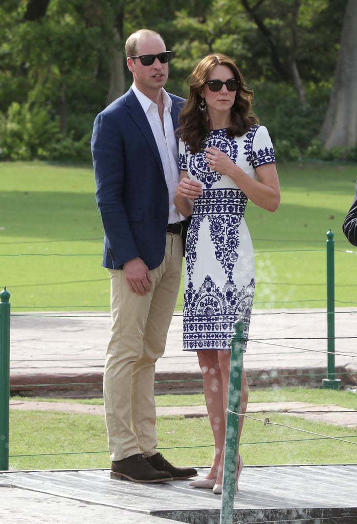 Kate Middleton and Prince William at the Taj Mahal 2016