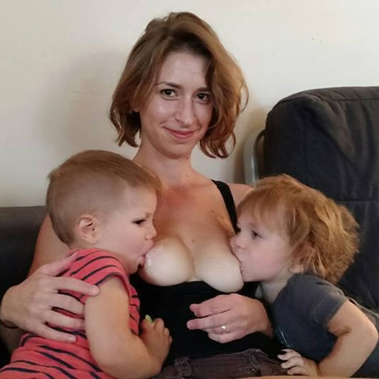 Photo of Woman Breastfeeding Her Friend's Son