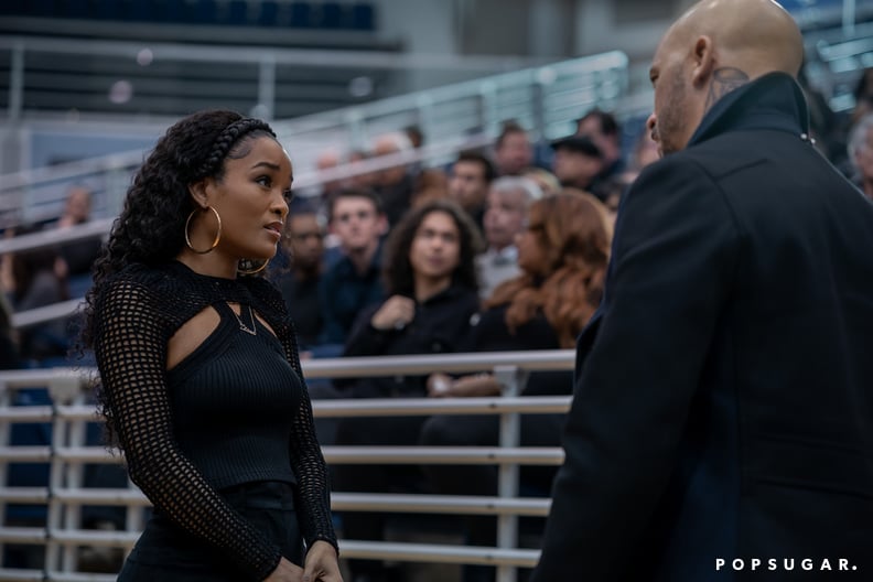 LaToya Tonodeo as Diana Tejada and Berto Colon as Lorenzo Tejada in "Power Book II: Ghost" Season 3