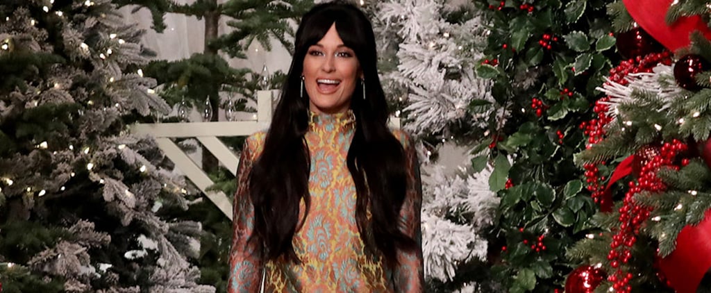 Kacey Musgraves's By Far Glitter Heels on The Ellen Show