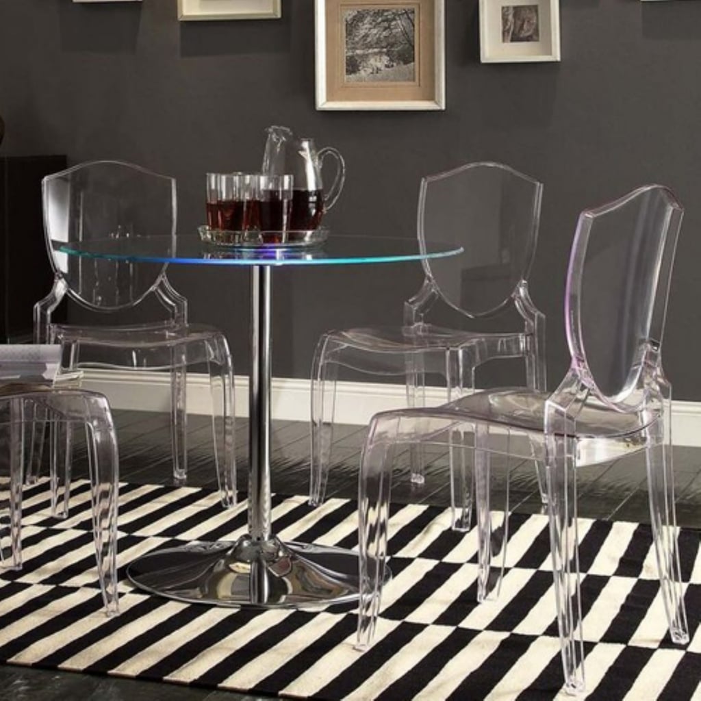 Chelsea Lane Tron LED Round Dining Table