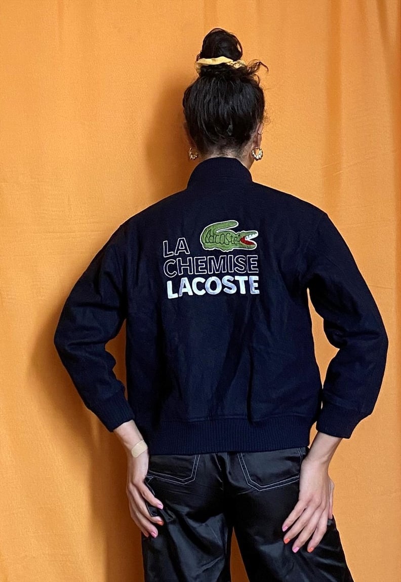 Vintage Lacoste Varsity Bomber Jacket