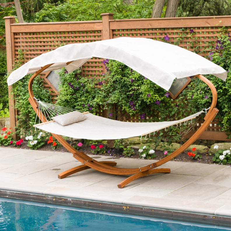 PVC-Coated Polyester Hammock With Stand