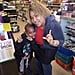 Boy With Autism and Stranger at Beauty Supply Store